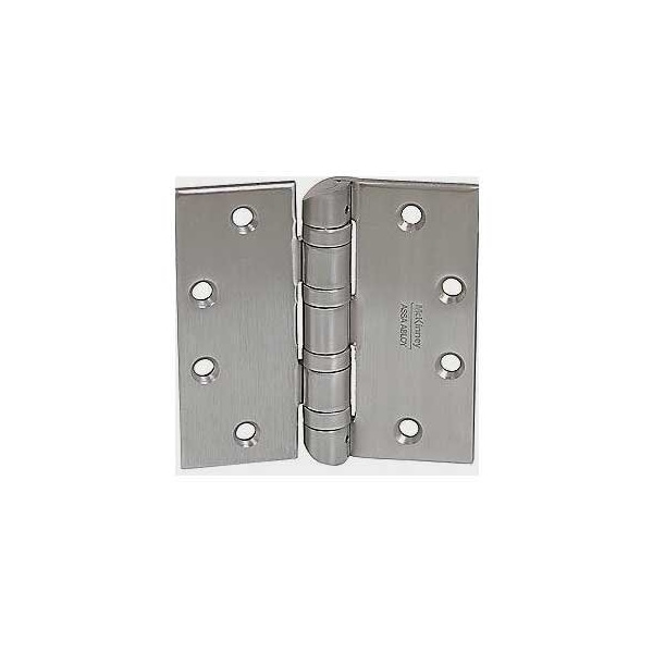 Mckinney HT4A3786 5 x 4.5 US26D Hospital Tip Five Knuckle Ball Bearing Heavy Hinge US26D Finish